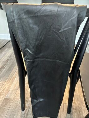 LOFT Black Faux Leather Leggings
